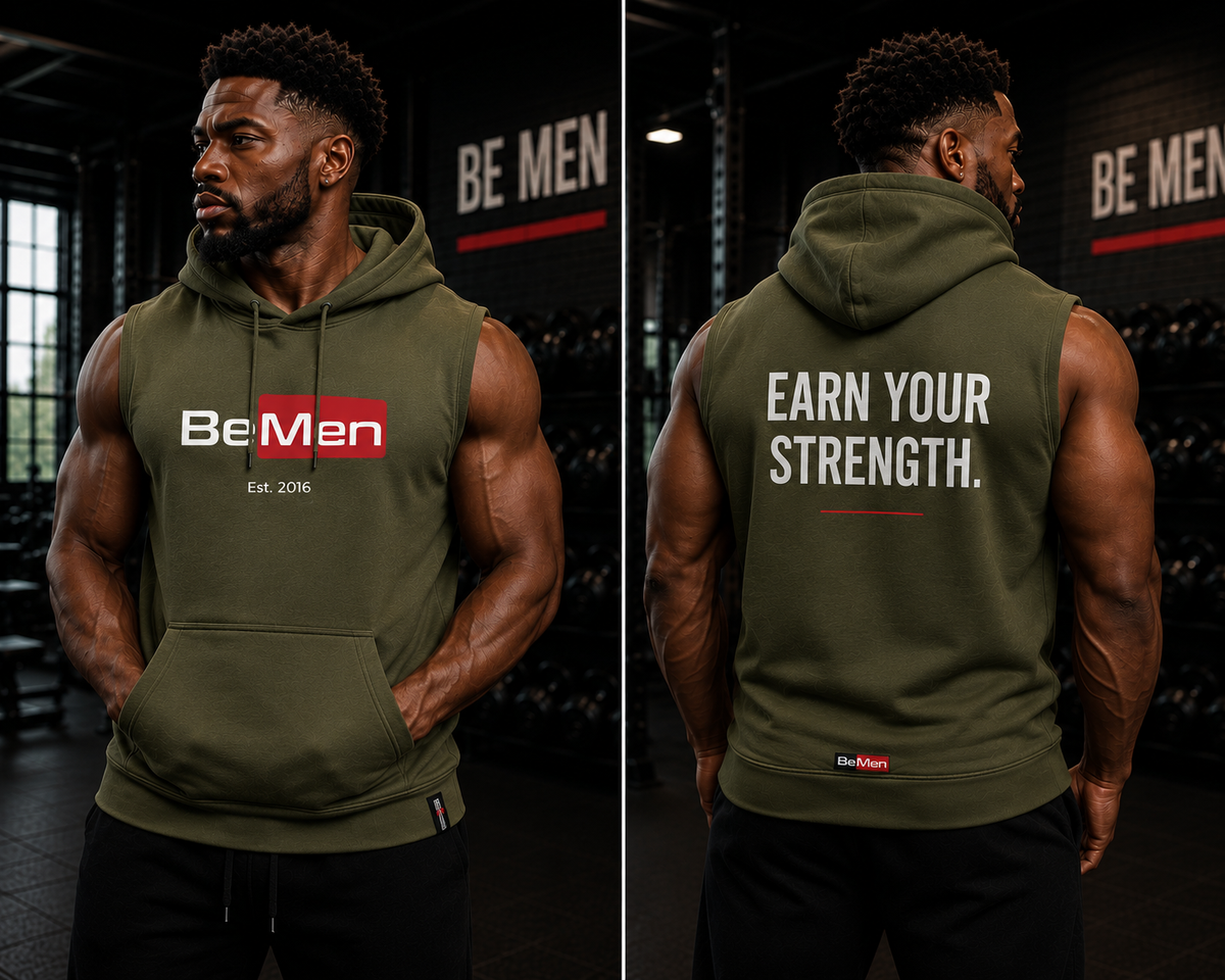 BeMen Performance Sleeveless Hoodie