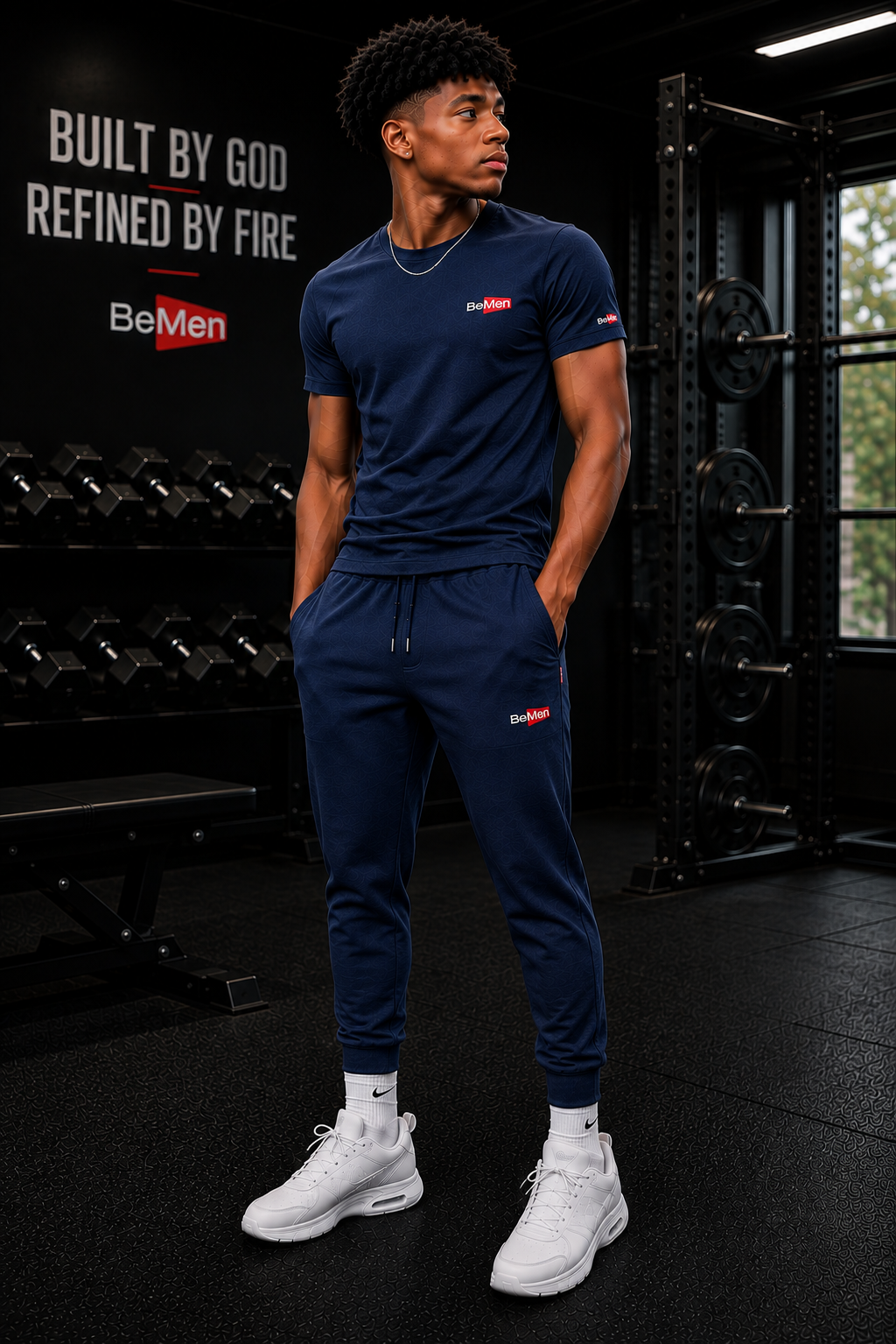 BeMen Teen Performance Joggers