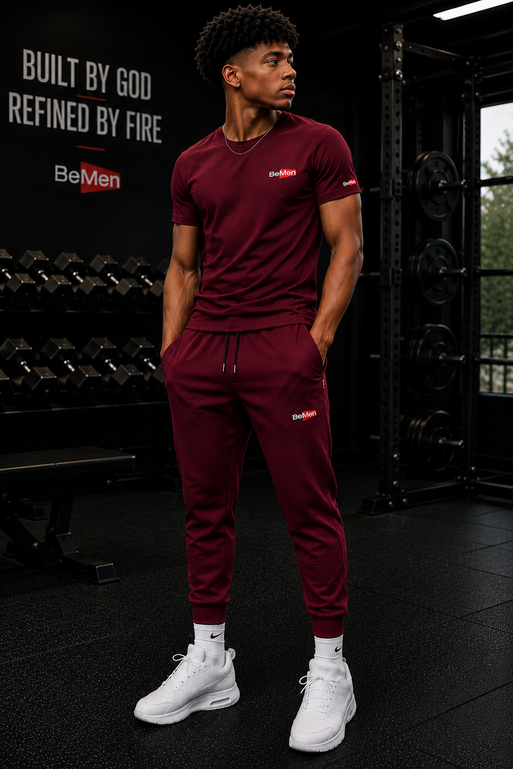 BeMen Teen Performance Joggers
