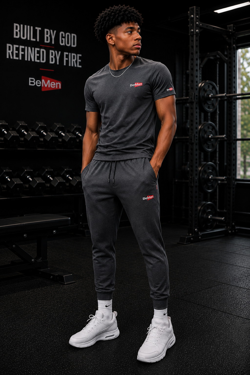 BeMen Teen Performance Joggers