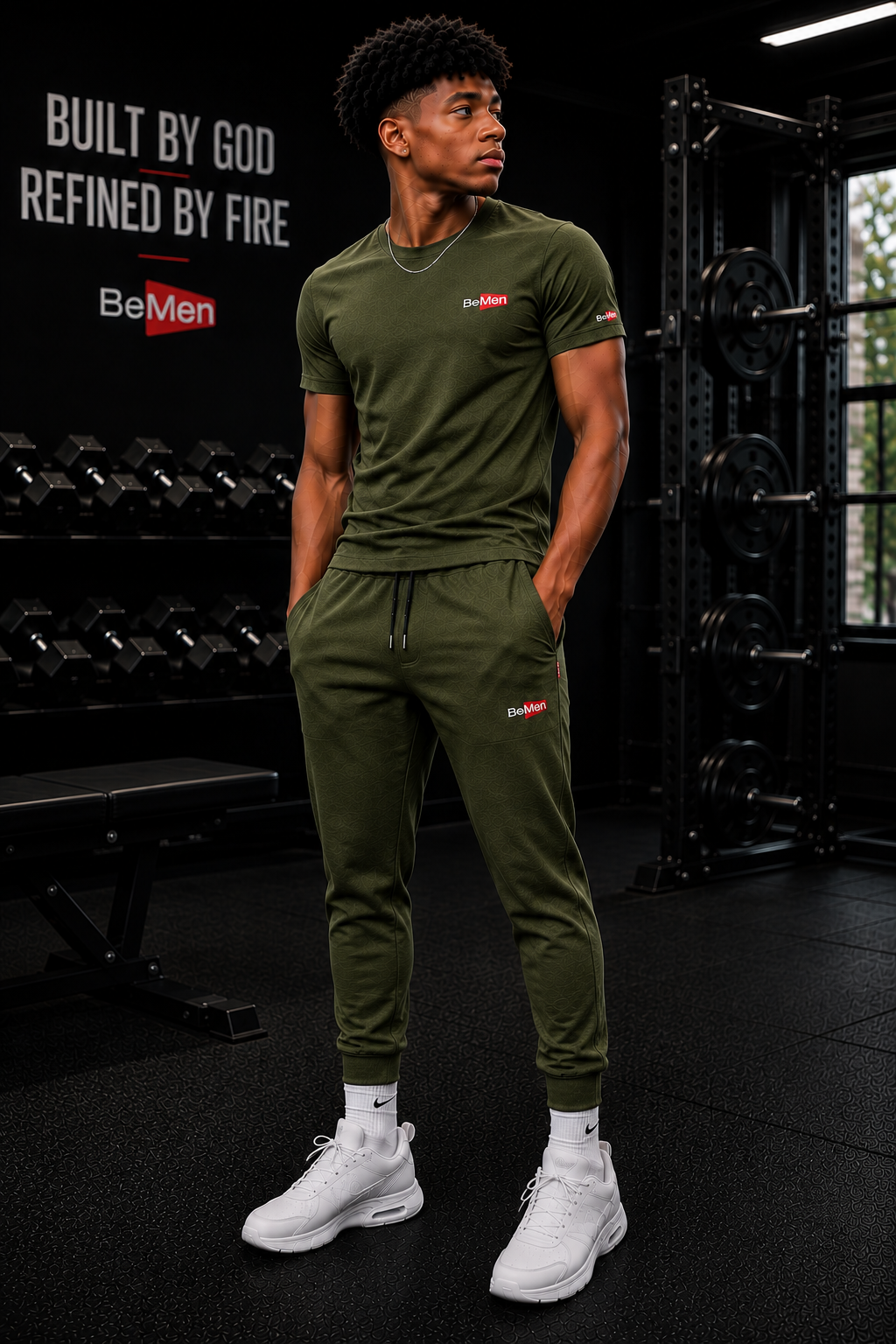 BeMen Teen Performance Joggers