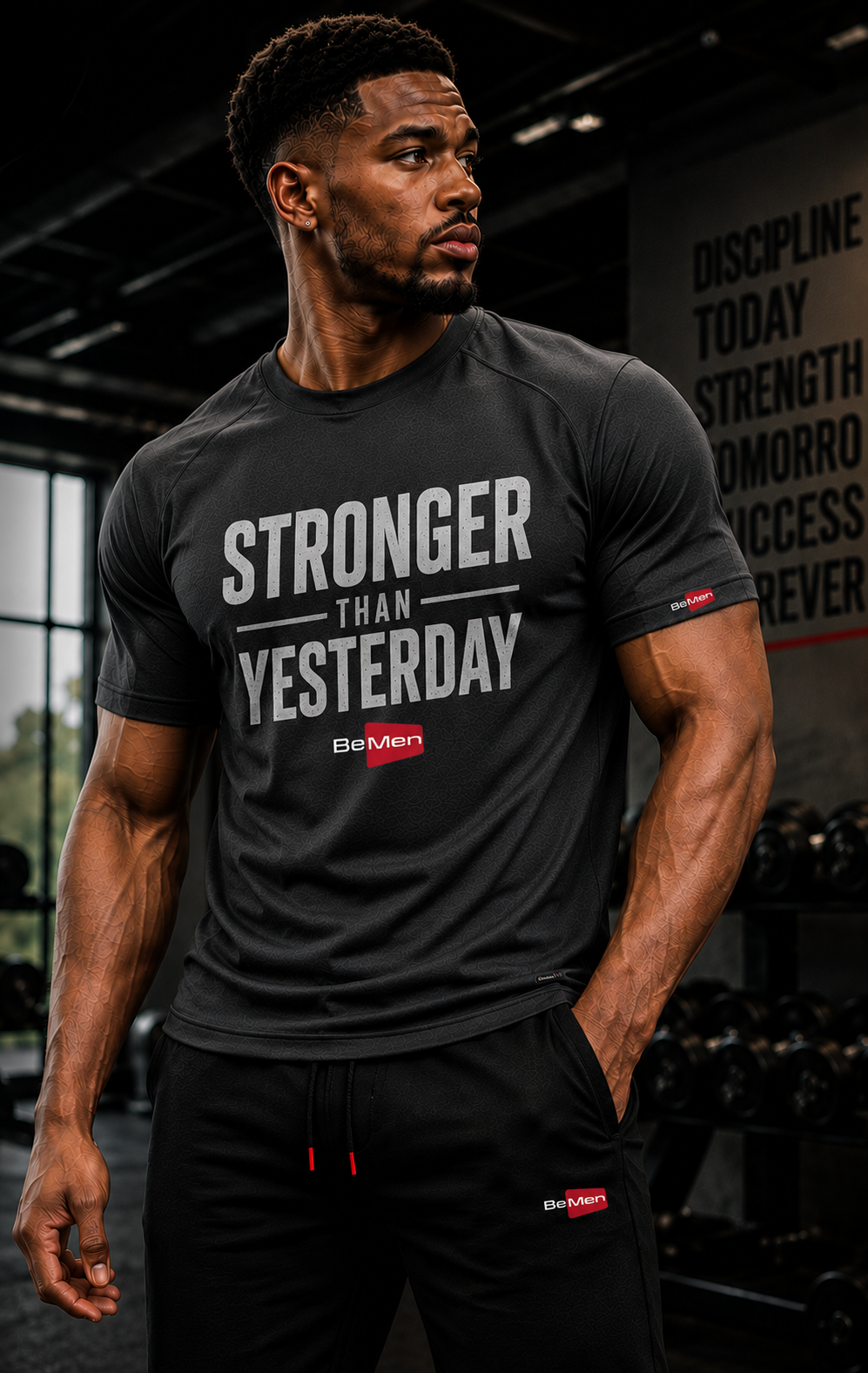 BeMen Text T-shirt