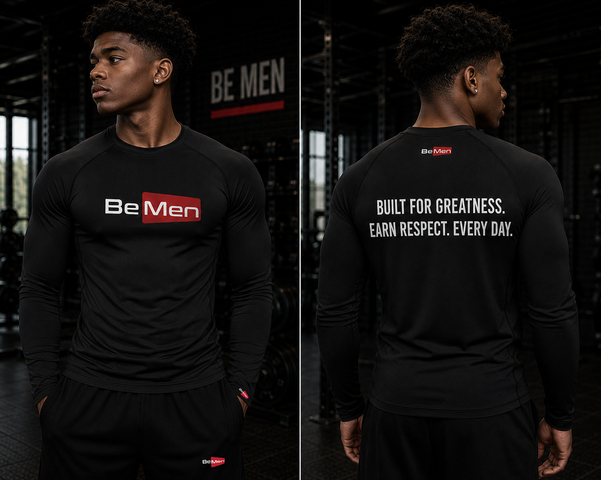 BeMen Teen Performance Compression Long Sleeve Tee