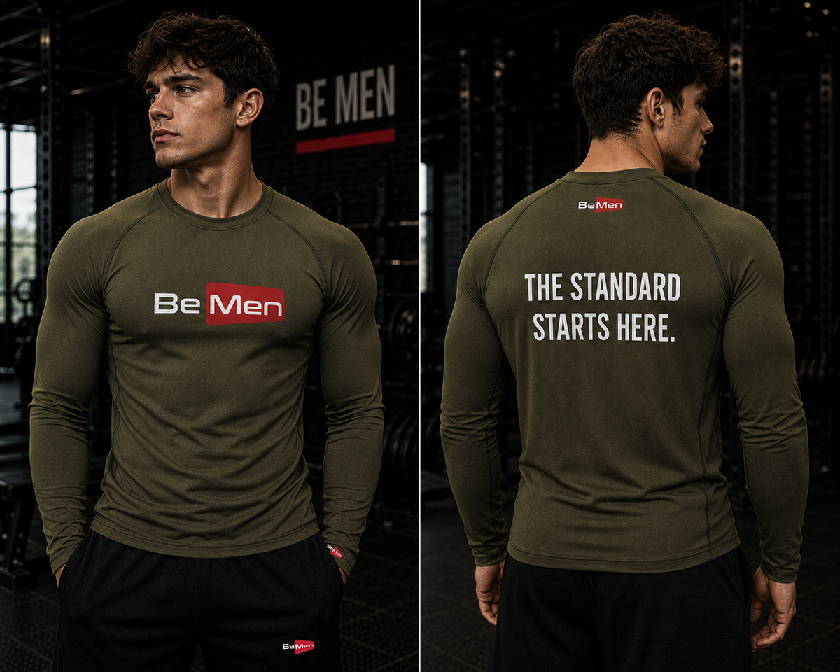 BeMen Teen Performance Compression Long Sleeve Tee