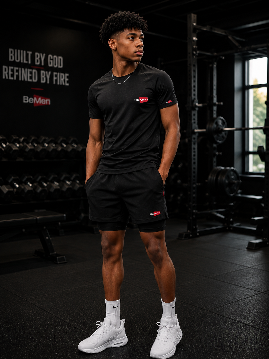 BeMen Teen Performance Shorts