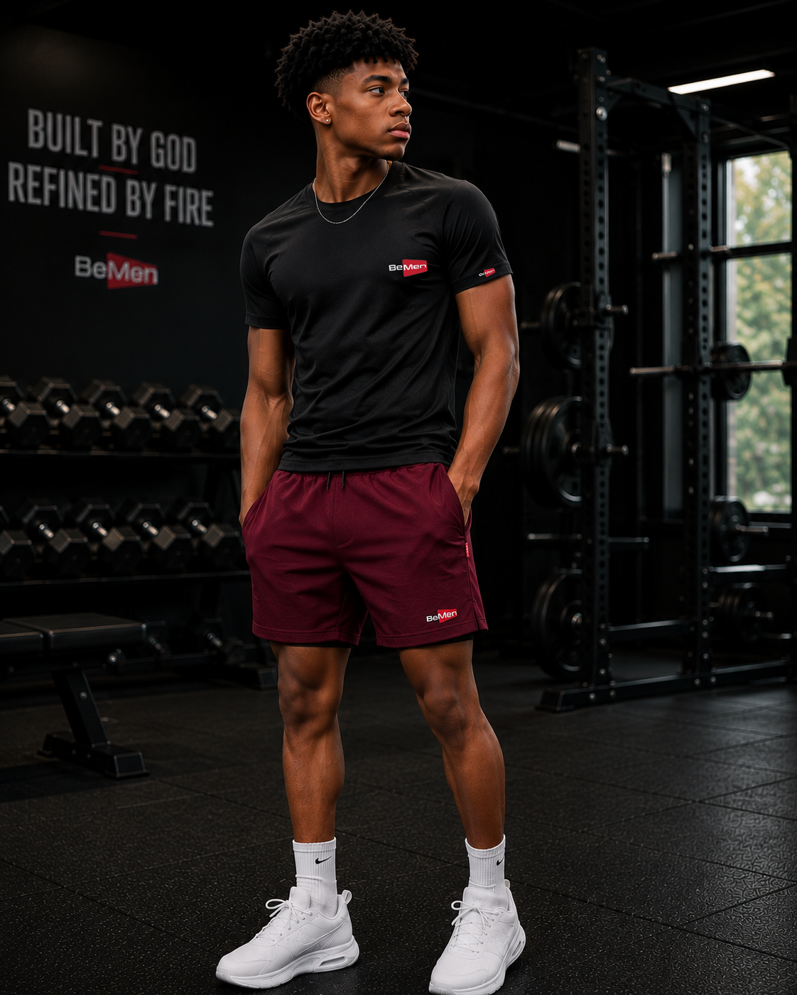 BeMen Teen Performance Shorts