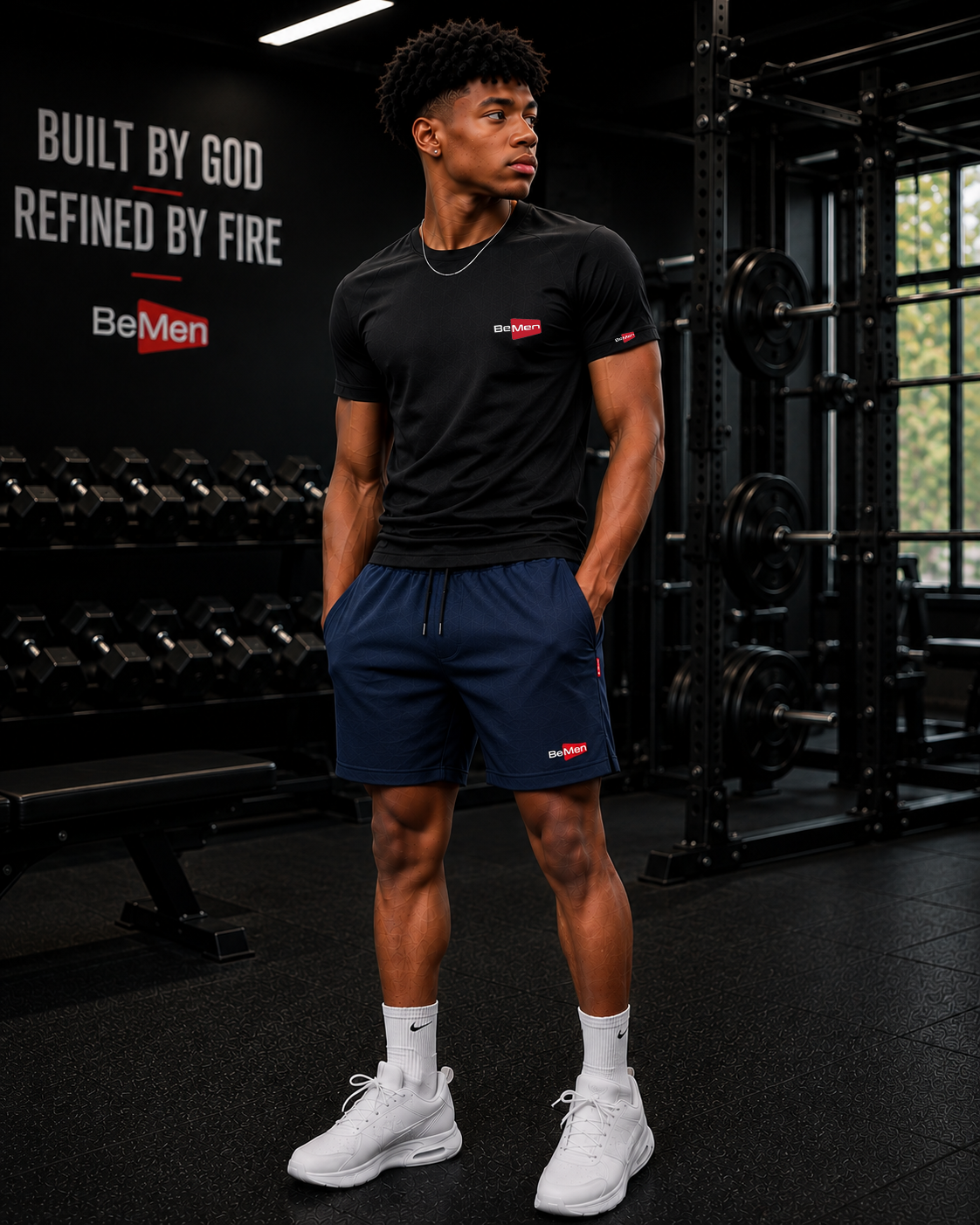 BeMen Teen Performance Shorts